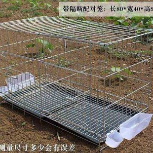铁丝网编织鸡窝扑捉家用t不锈钢鸟笼子斗鸡笼大号养殖配对鸡舍