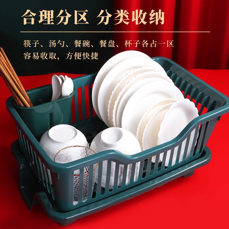 沥水架洗碗置物架餐具滤水篮水槽沥水篮厨房M碗盘筷子沥水碗架收