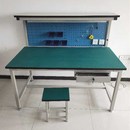 配台钳工台实验 防静电工作台带挂板带灯操作台车间试验J台工厂装