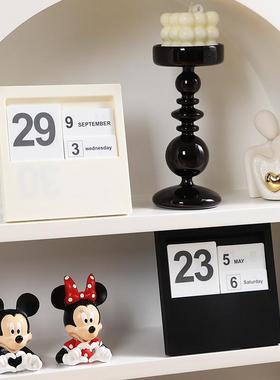 万年历现代简约创意循环台历DIY组装客厅卧室办公室桌面装饰摆件