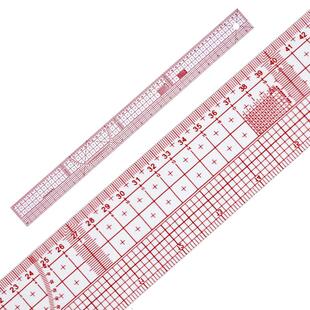 多功能放码尺60cm 公英制 打版制版尺 服装直尺