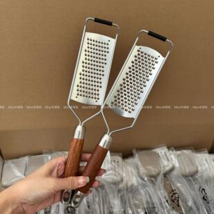 米诺家304不锈钢刨丝器花梨木手柄家用厨房多功能擦丝器果蔬切丝
