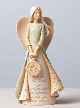 新款跨境热销天使摆件家居卧室客厅书房玄关桌装饰品乔迁节日礼品