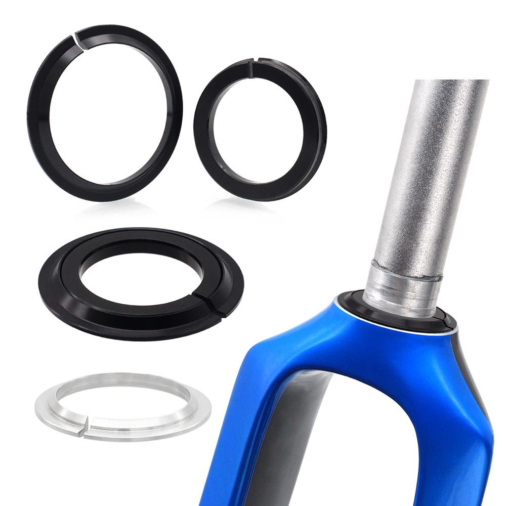 山地公路自行车车头碗组底档 铝合金28.6直管1.5锥管前叉开口底档