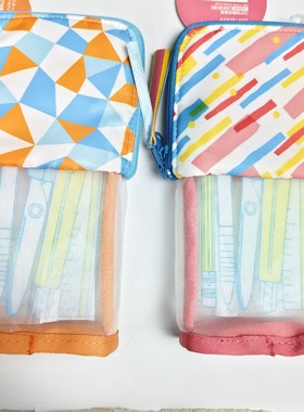 国誉 CRITZ CORDE 限定款笔袋立式可站立多功能文具收纳袋（300）