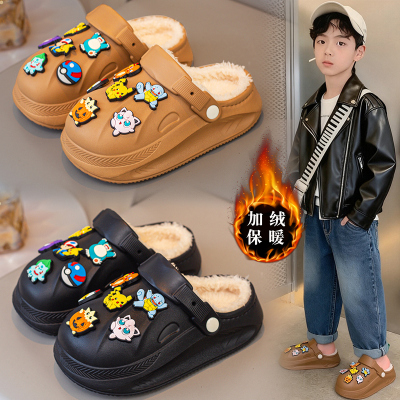 男童棉拖鞋冬季室内居家宝