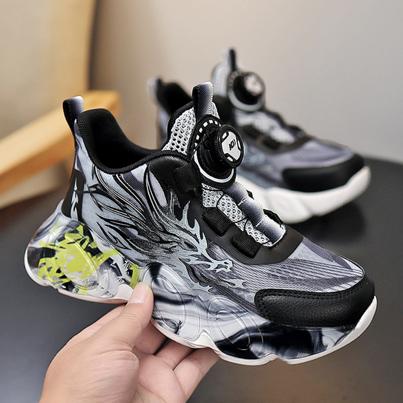 炫酷中大男孩儿童运动鞋跑步鞋2025新款秋冬男大童休闲时尚篮球鞋