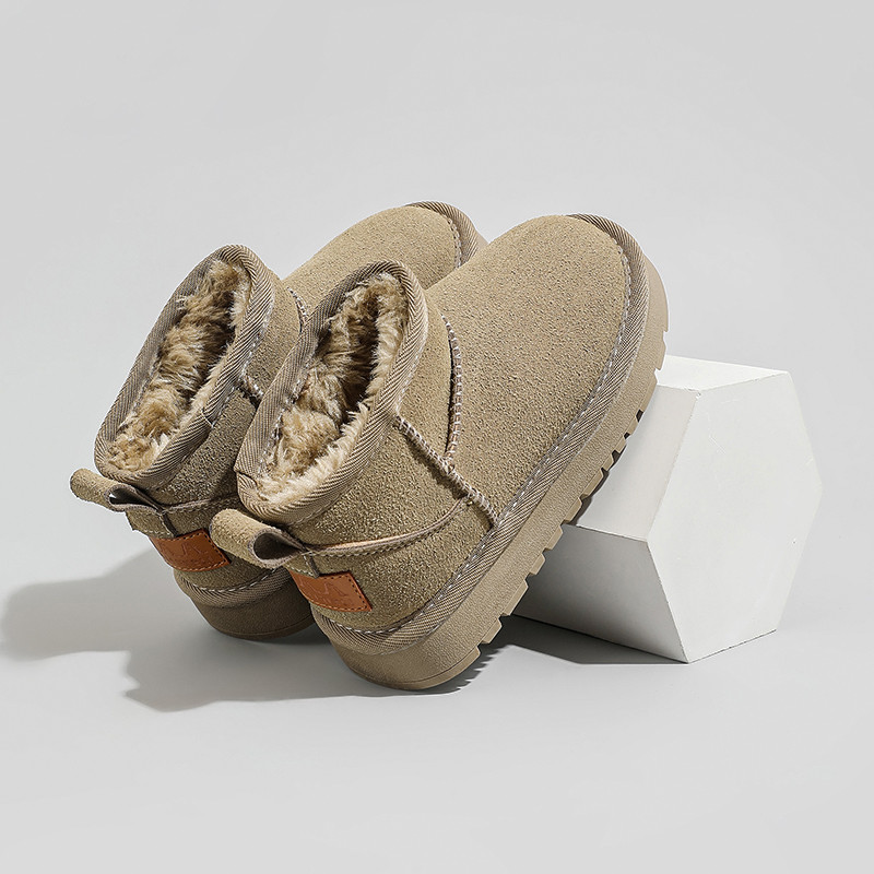 时尚亲子软底防滑雪地靴男女童皮毛一体棉靴冬季保暖加厚绒面包鞋,童鞋/婴儿鞋/亲子鞋,雪地靴,淘宝优惠券,粉丝福利购,淘宝优惠卷