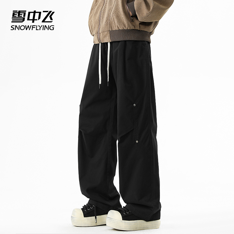 美式工装裤子男2025新款春秋季