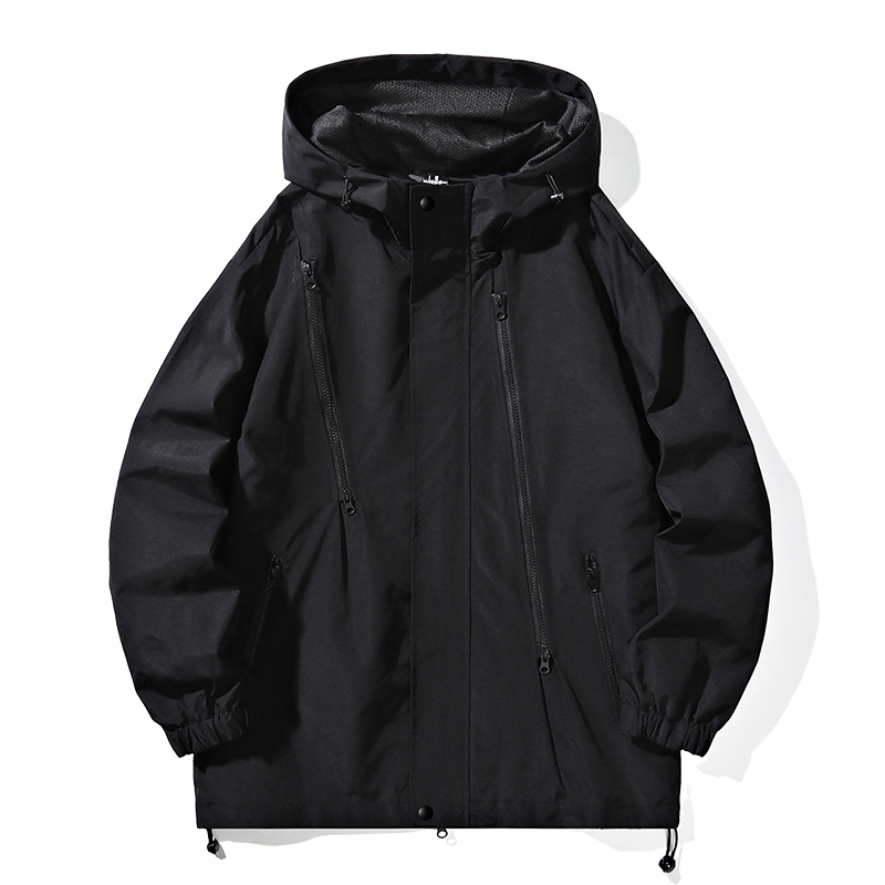 雪中飞男装夹克上衣春秋季新款户外运动冲锋上衣登山服情侣外套男