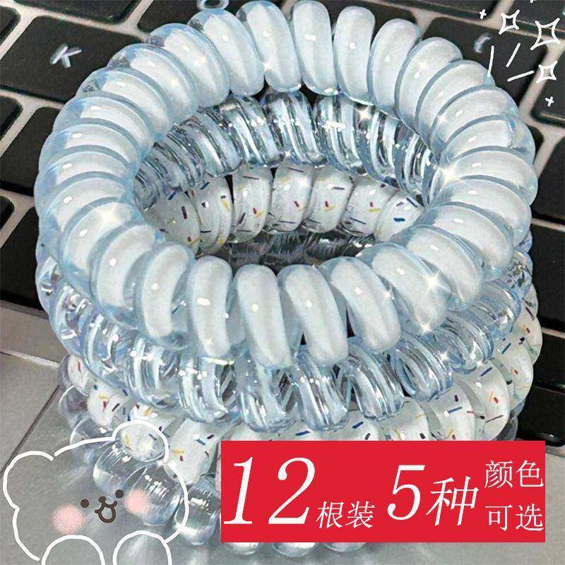 12根【新人特惠价】电话线发绳葡萄椰椰波点夏天清新百搭日常,家庭/个人清洁工具,发圈/发网,淘宝优惠券,粉丝福利购,淘宝优惠卷