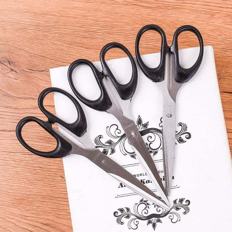 Y152 高级不锈钢剪刀 家用剪刀 黑色6寸吸卡剪刀,居家日用,家用剪刀,淘宝优惠券,粉丝福利购,淘宝优惠卷