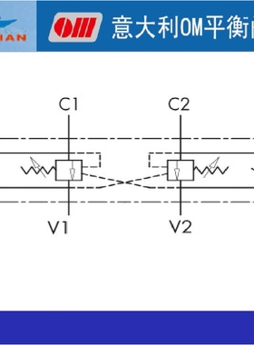 管式双液压平衡阀V0436  VBCD 1 ” DE/A  意大利OM液压阀批量