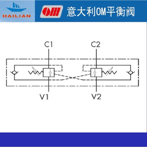 管式双液压平衡阀V0436  VBCD 1 ” DE/A  意大利OM液压阀批量
