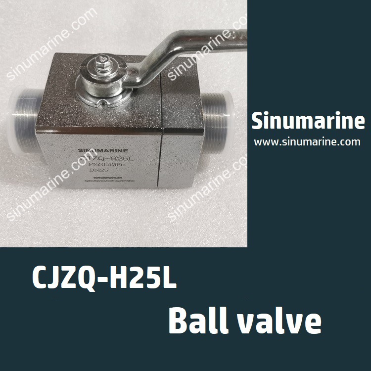 High pressure ball valve CJZQ type 船用高压球阀