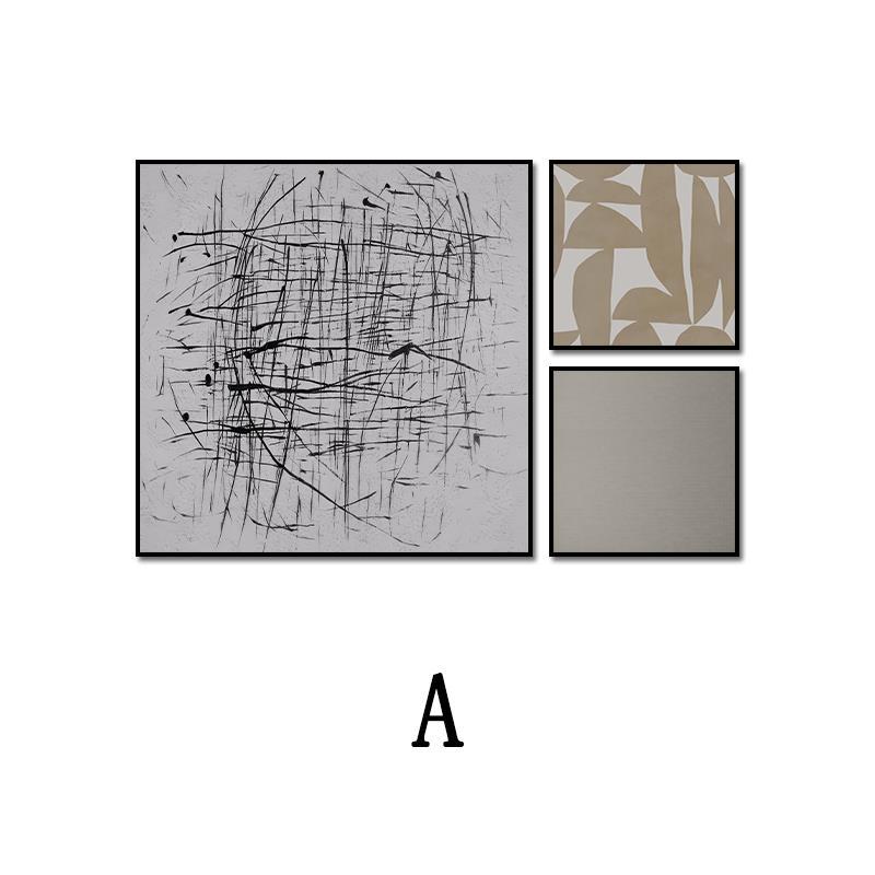 .样板间餐厅软装装饰画现代简约高级感墙壁画客厅室内家居组合挂图片