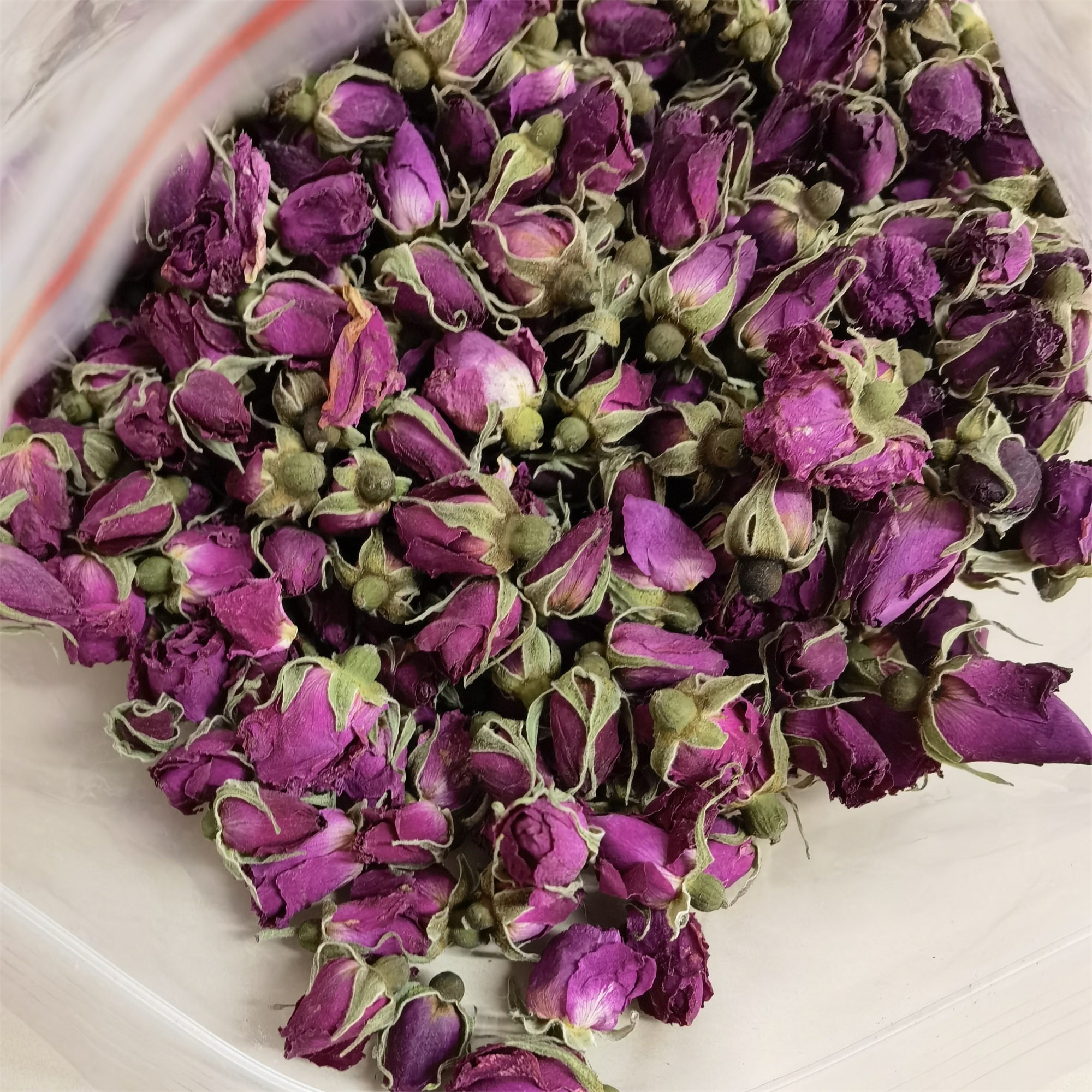 散花蕾1斤500g 平阴重瓣红玫瑰花茶 无硫熏干玫瑰花蕾茶袋装山东
