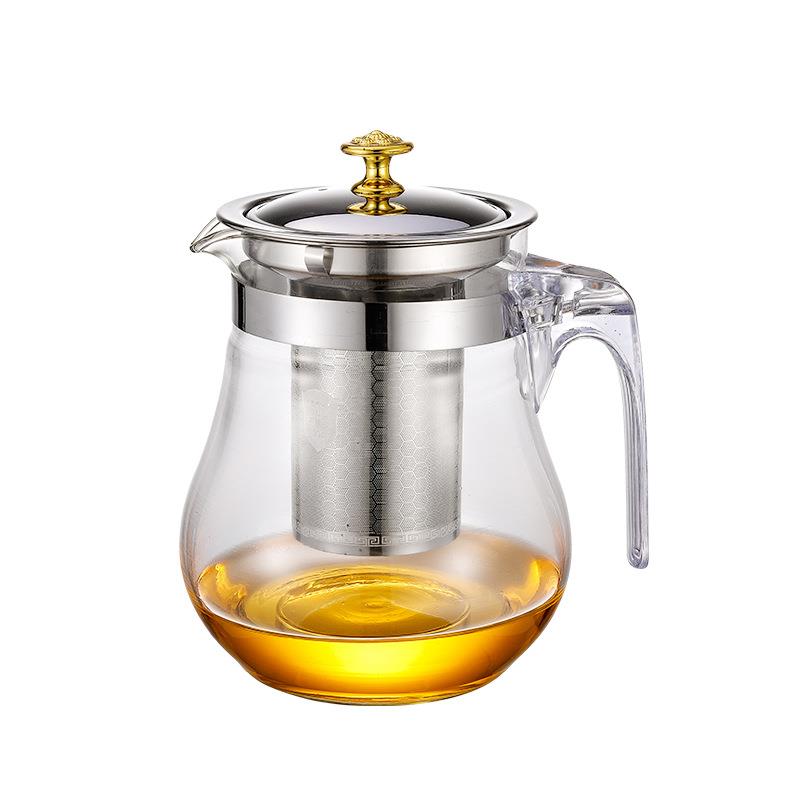 ZZ8N加厚防爆飘逸杯泡茶壶正304不锈钢内胆耐高温冲茶器茶水