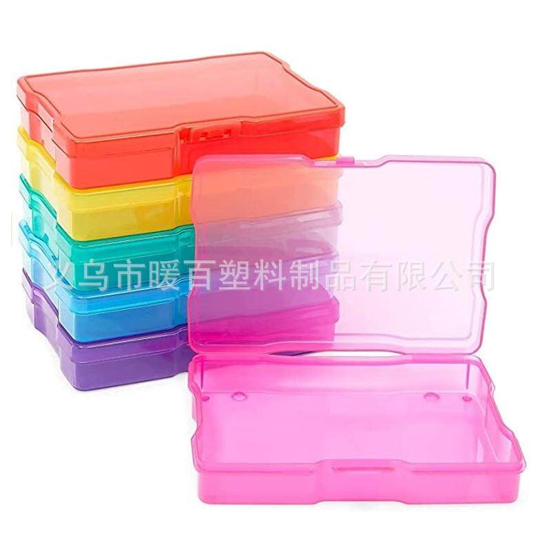 4x6寸亚马逊照片收纳盒首饰盒明信片收纳盒五金电子元件收纳盒