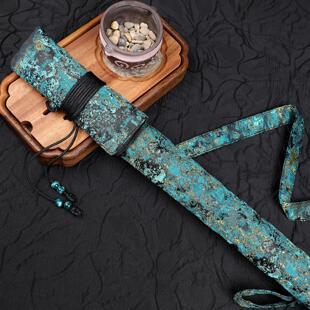 【云朵设计】蓝珊瑚笛袋笛箫收纳套竹笛套竹笛包箫袋尺八南箫套袋