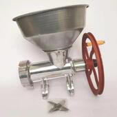 32型 号绞肉机铝合金商用手摇电动绞鱼肉辣椒鸡架灌香肠送灌肠管