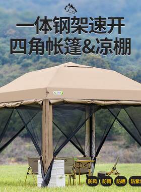 莫崎户外凉棚遮阳棚露营帐篷广告摆摊帐篷自驾游天幕帐篷防雨帐篷