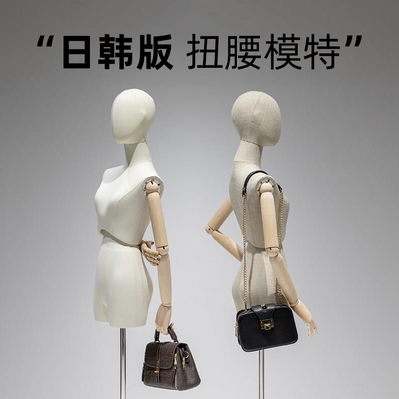 韩版服装店模特道具展示架半身人台女装橱窗假人体全身人偶模特