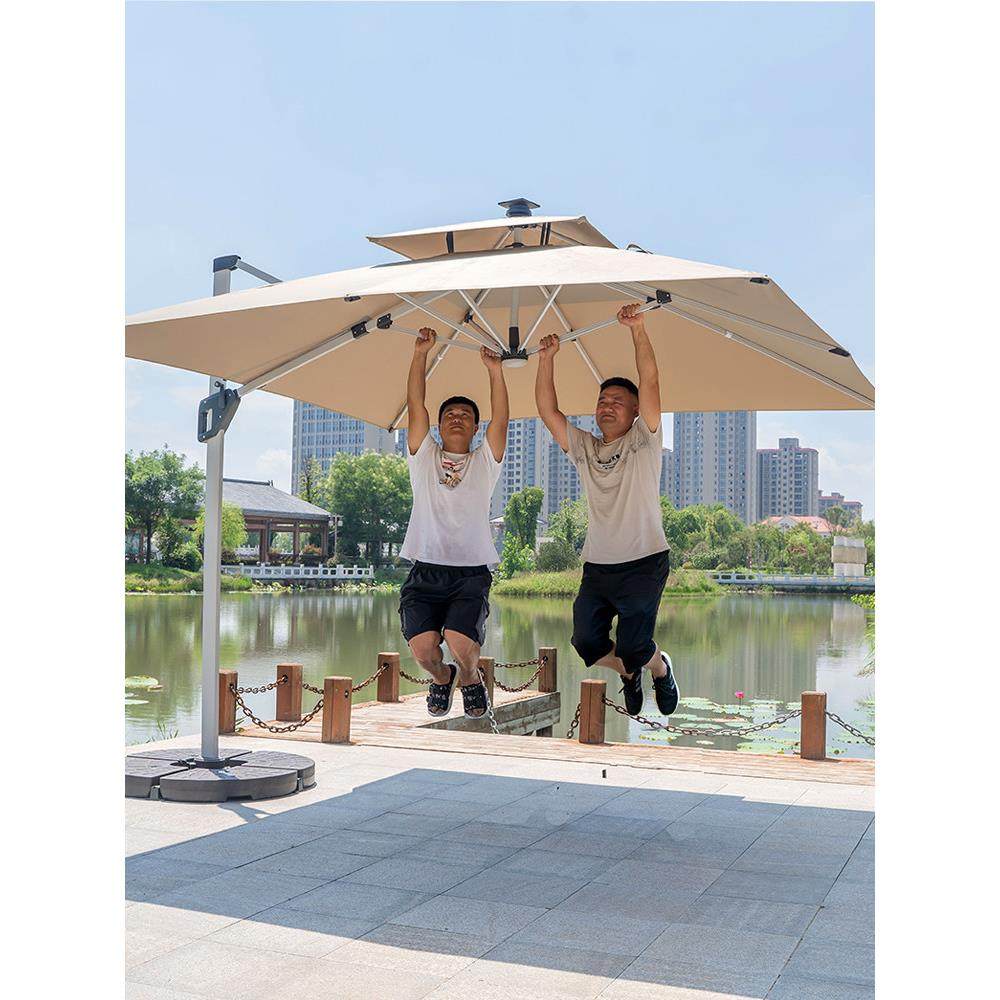 户外遮阳伞庭院伞别墅花园阳台遮阳棚室外露天摆摊大型户外罗马伞,住宅家具,遮阳伞,淘宝优惠券,粉丝福利购,淘宝优惠卷