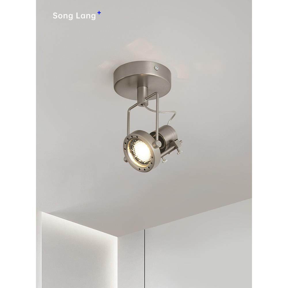 包豪斯吸顶式明装射灯可调角度店铺商用工业风走廊过道玄关无主灯,家装灯饰光源,明装射灯,淘宝优惠券,粉丝福利购,淘宝优惠卷