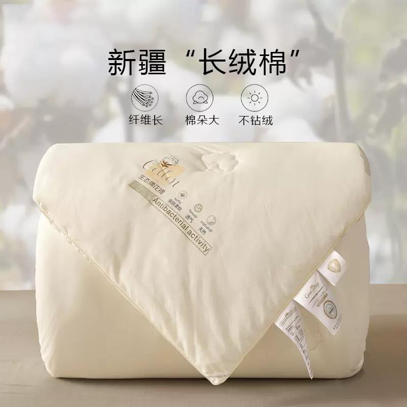 新疆长绒棉被冬被被子被芯棉絮棉花被单人春秋被双人加厚保暖冬天