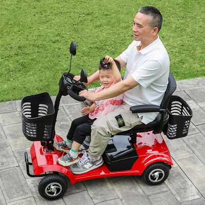 老年代步车电动四轮车残