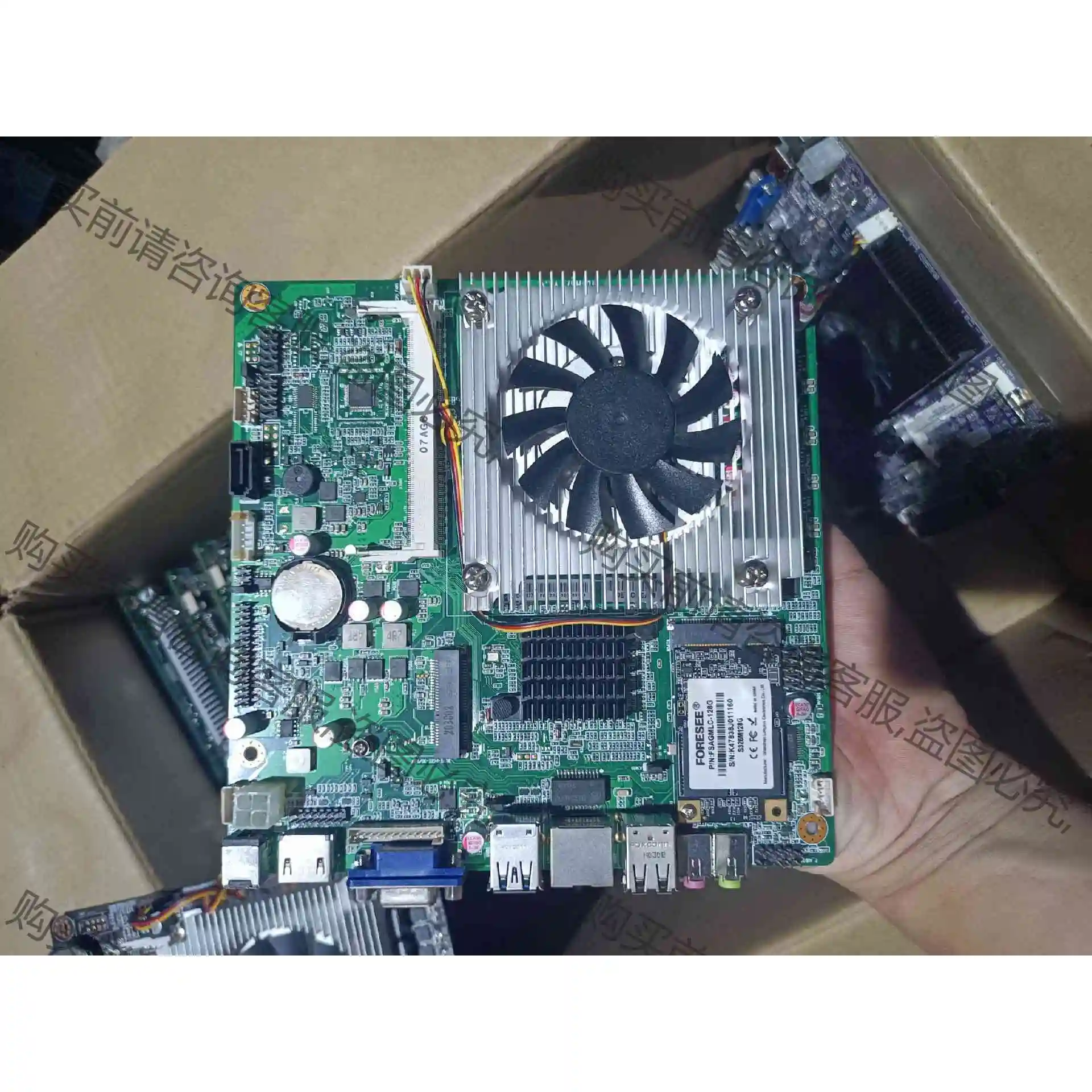 HM77/I3-3110M/4G/128G 拆机 260 议价再拍