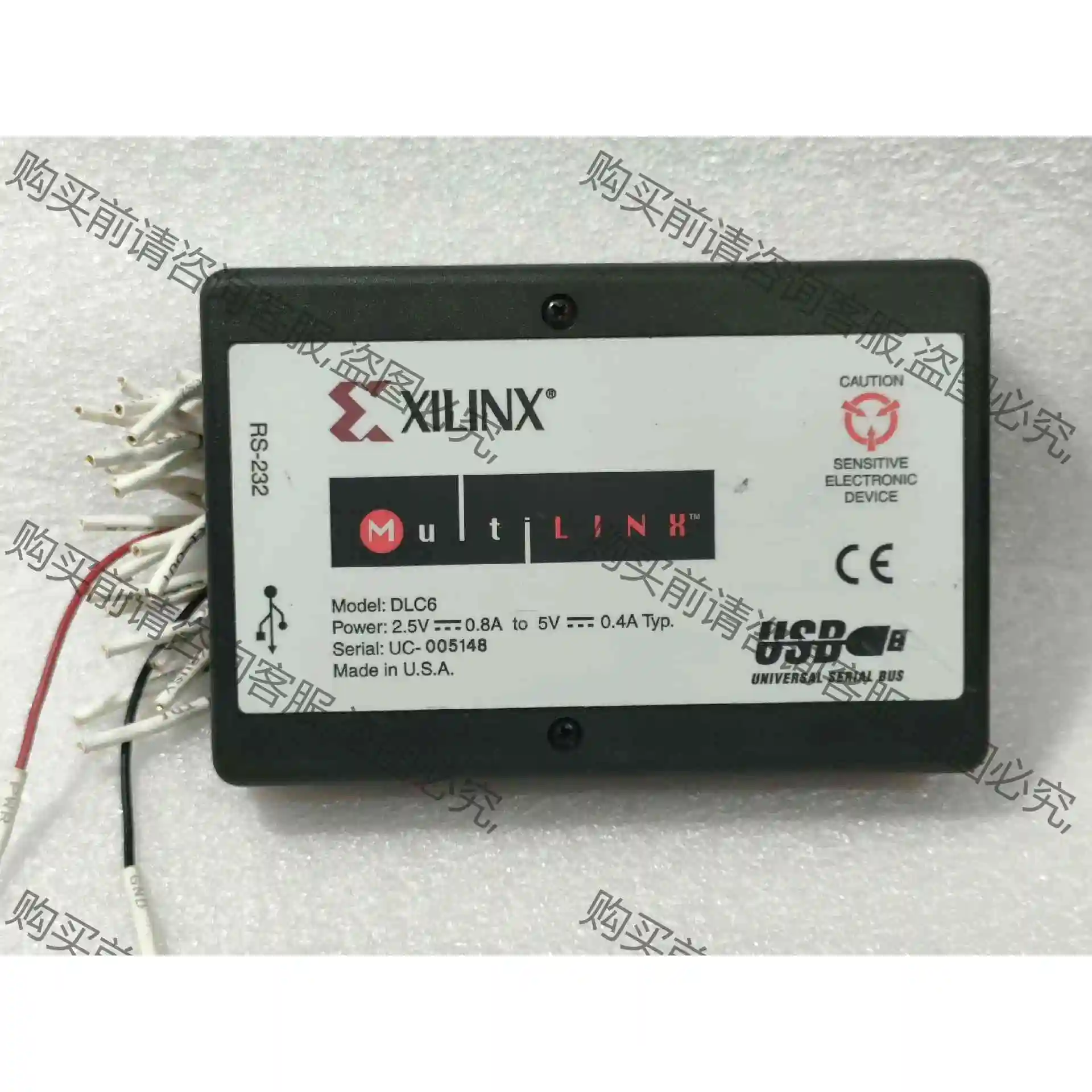 原装进口XILINX/赛灵思 DLC6 下载器编程器仿真器烧 议价再拍