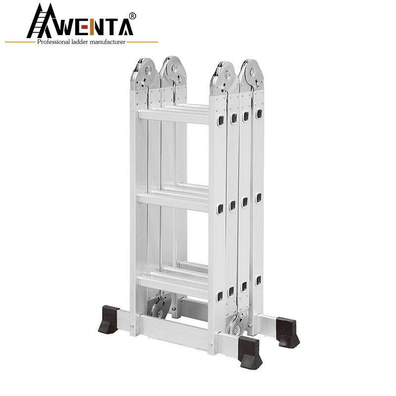 拉车套罩跨境电商3.7米铝合金多功能梯子小关节四折梯双侧折叠梯,婴童用品,儿童坐便凳,淘宝优惠券,粉丝福利购,淘宝优惠卷