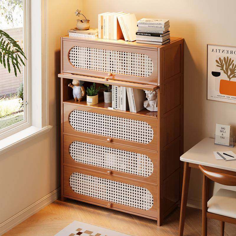拉车套罩美式翻斗书柜复古藤编玄关柜入户走廊架子储物柜大容量收,婴童用品,儿童坐便凳,淘宝优惠券,粉丝福利购,淘宝优惠卷
