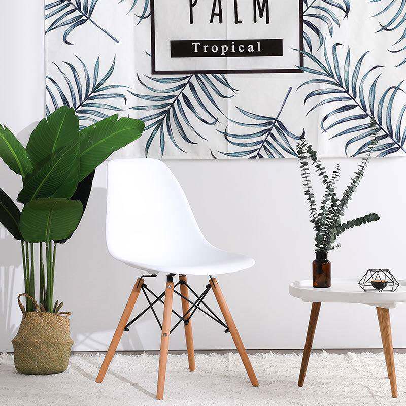 拉车套罩北欧伊姆斯椅塑料家用现代简约椅子电脑凳子靠背时尚创意