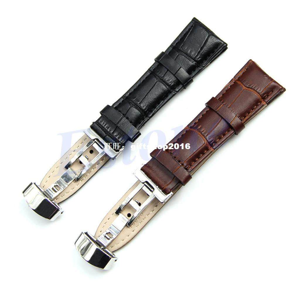 New Arrive Design Durable 18mm-24mm Genuine Leather Deploy