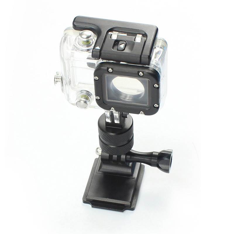 360度旋转底座适用Gopro10/9/8/7/6/4铝合金连接支架运动相机配件