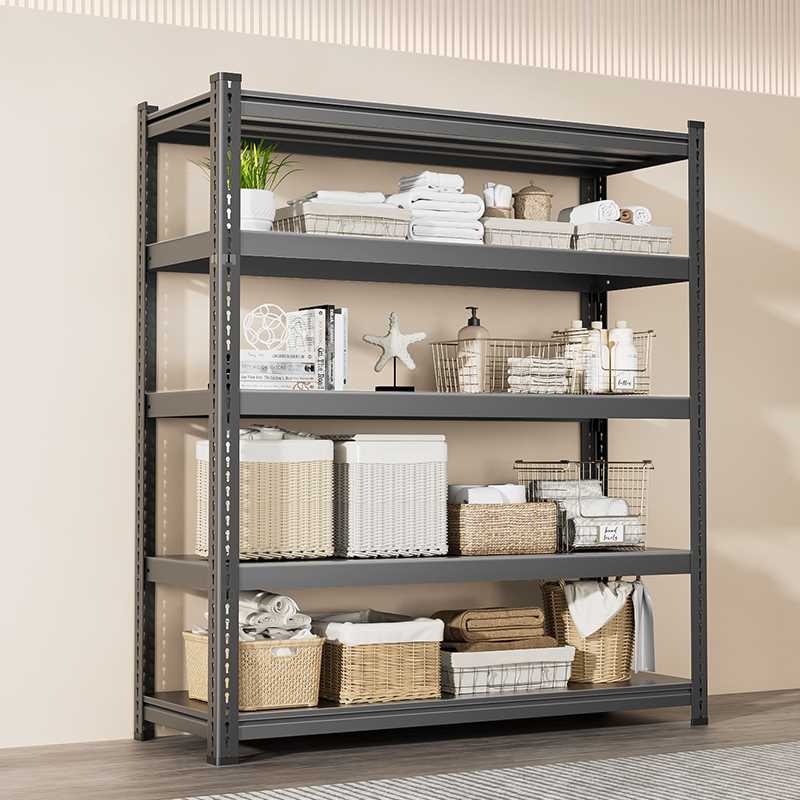家用货架置物架多层收纳架储藏室储物架仓储角钢货物架仓库铁架子