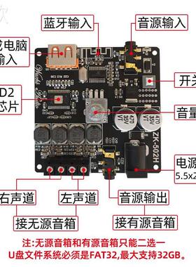 IFI级立20蓝牙数P字功放模块双H声道体声TA31W16音板频放大5.0X2