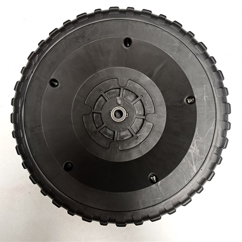 儿童电动四轮汽车轮胎配件带轴承车轮子静音轮胎轱辘直径29.5厘米