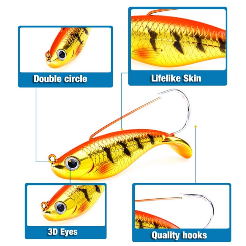 1Pcs VIB Fishing Lure 8.5cm 21.2g Anti Grass Fishing Wobbler