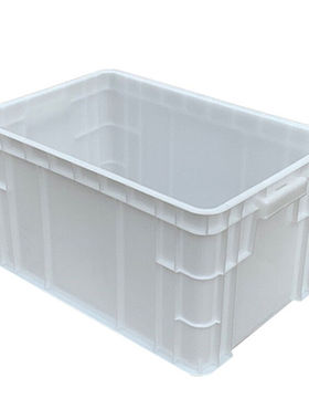 辉煌永威物流周转箱外径520*355*285mm加高白色无盖收纳箱HH-WLX-