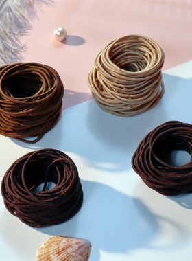 50/100PCS New Color Nylon Elastic Hair Tie 5CM Rubber Band f