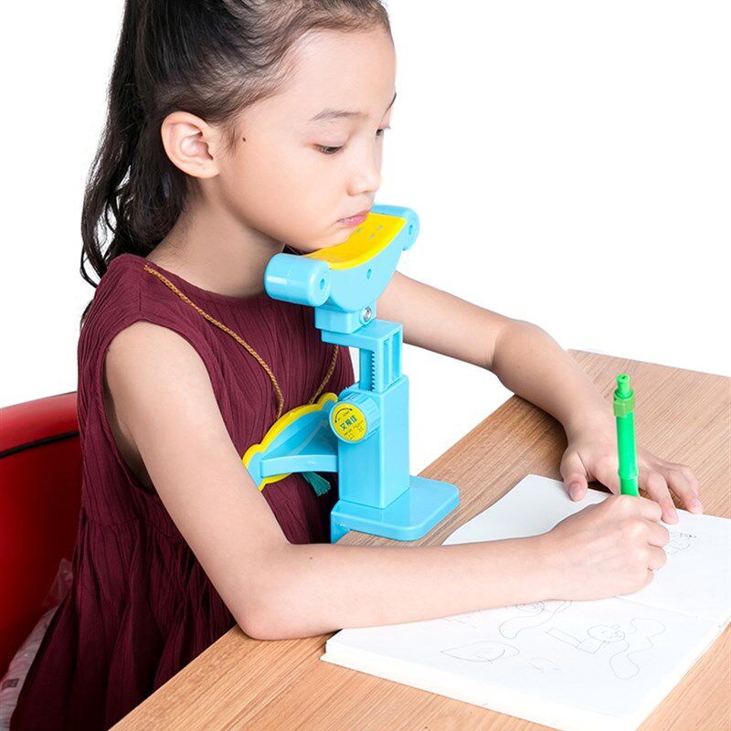 极速小孩学生写字姿势矫正器神器学习作业支撑孩子下巴支架桌子防