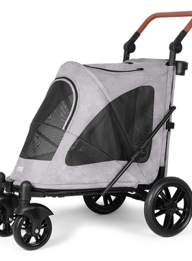 BebeRoad宠物推车轻便可折叠遛狗狗猫宠物车中型犬老年狗外出柯基