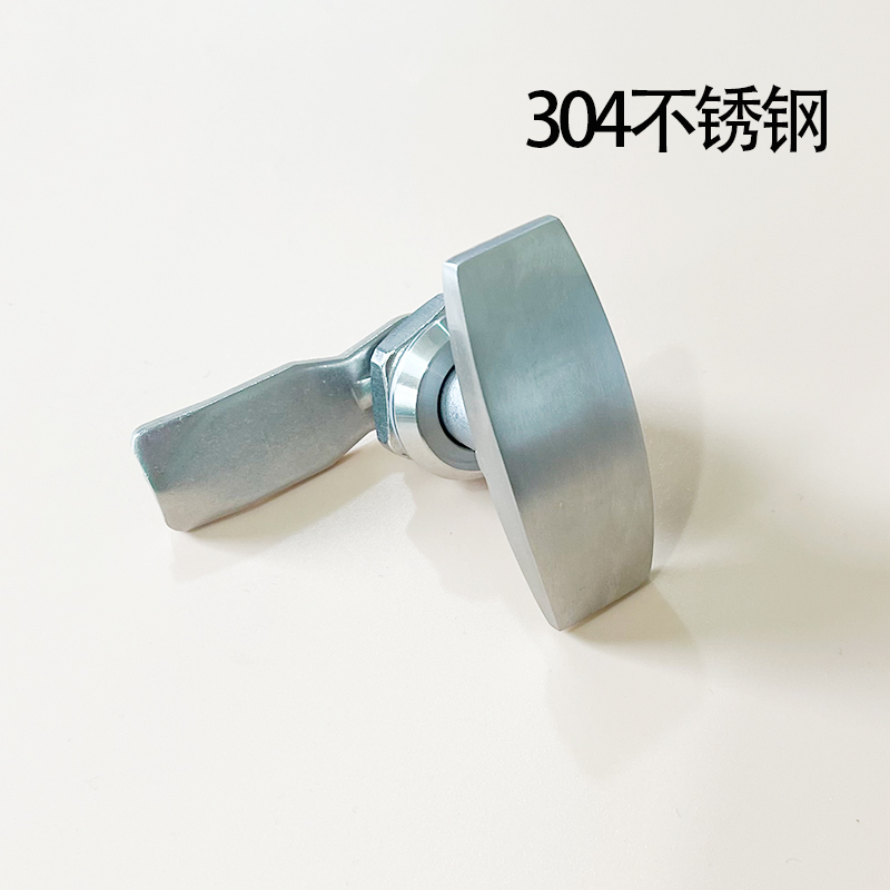 304不锈钢手柄锁MS714-2配电箱圆柱转舌锁MS705-3U仪表柜无钥匙锁