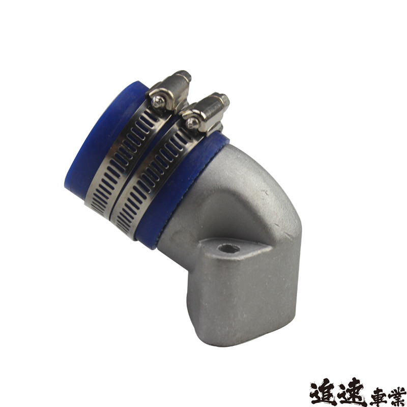 福喜RS改装企管鬼火gy6巧格100吊桶PE262730化油器接口进气歧管