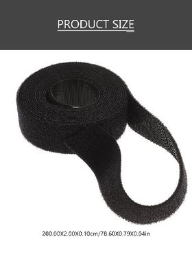 5 Rolls Sticky Adhesive Cable Ties Straps Adhesive Hook And