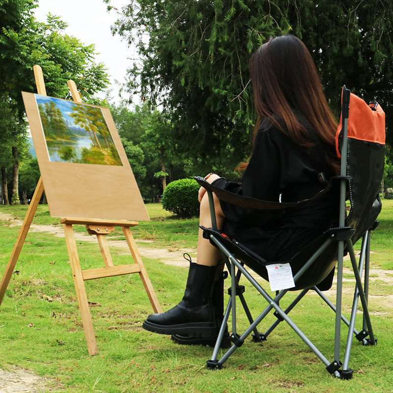 Camping recliner outdoor folding chair fishing chair folding